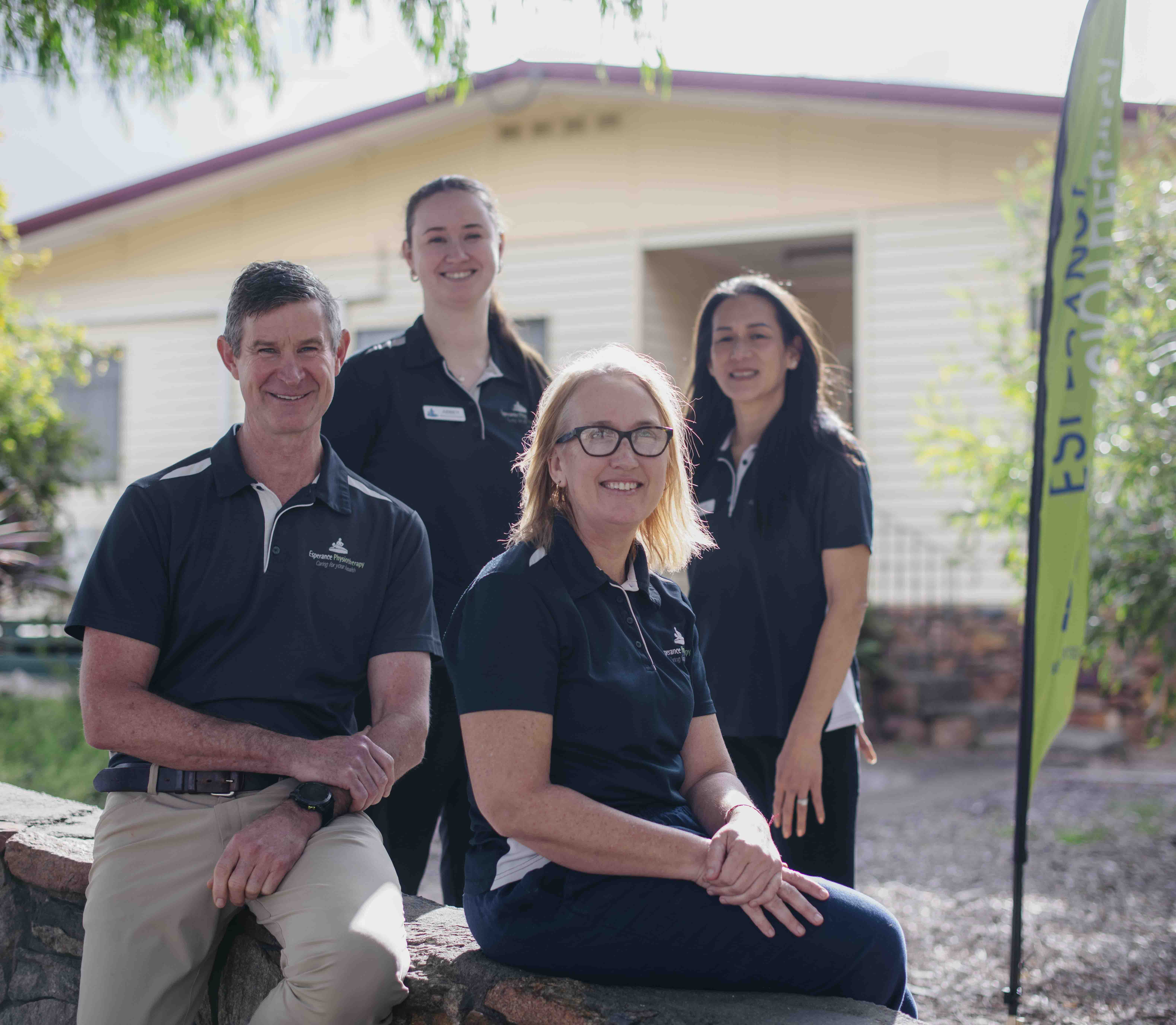 Esperance Physiotherapy team outside the clinic